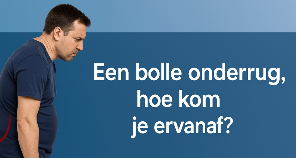 Last van een bolle onderrug? Zo kom je ervan af!