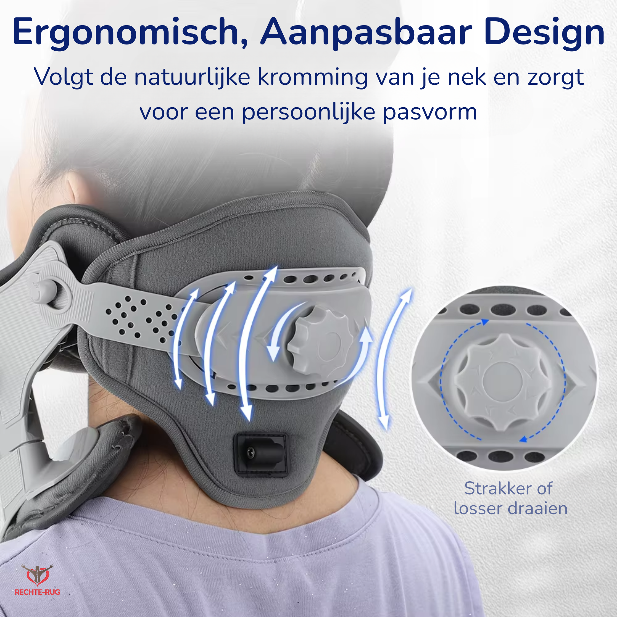 Nek Tractie - met Verwarming - Verlicht en Ontspan Nekwervels