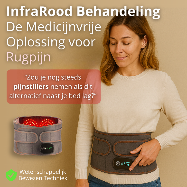 RugRevive - Infra Rood Warmte - Onderrug