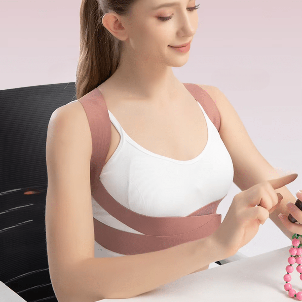 dames postuur brace rechte-rug.nl rechte rug brace postuur corrector rugband dames vrouwen