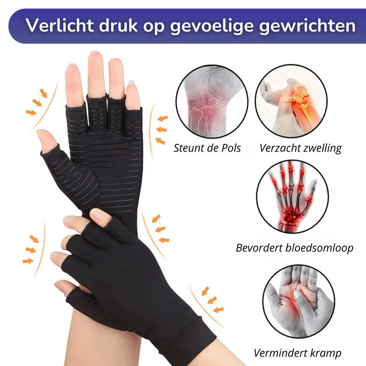 artritis reuma handschoenen voor pijnlijke handen en pols compressie handschoenen handen druk schoenen 