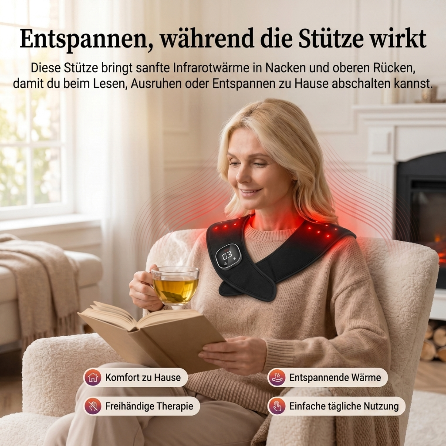 Infrarood Therapeutische Bovenrug Brace