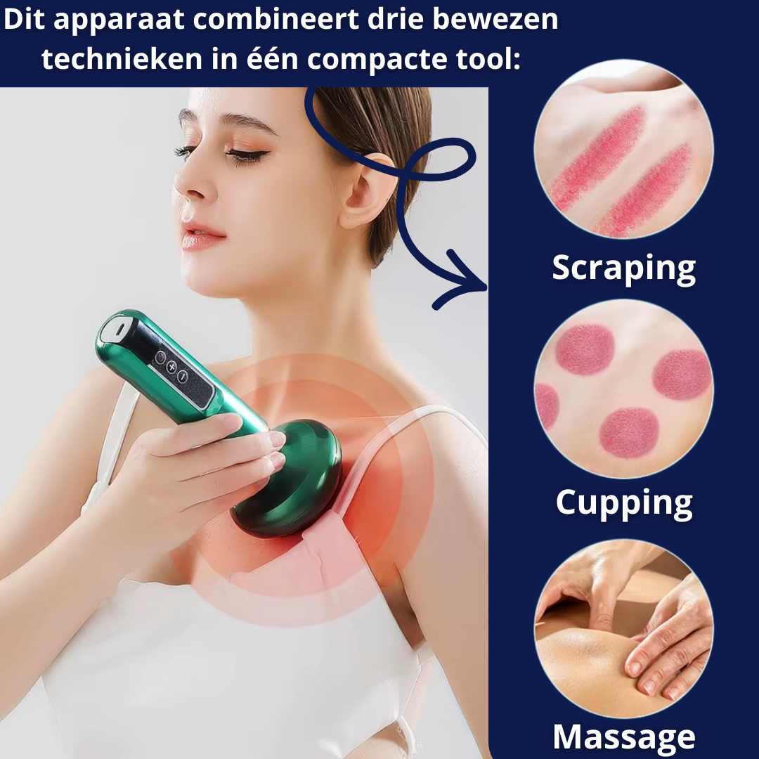 Draagbare Infrarood Cupping & Scraping Massager