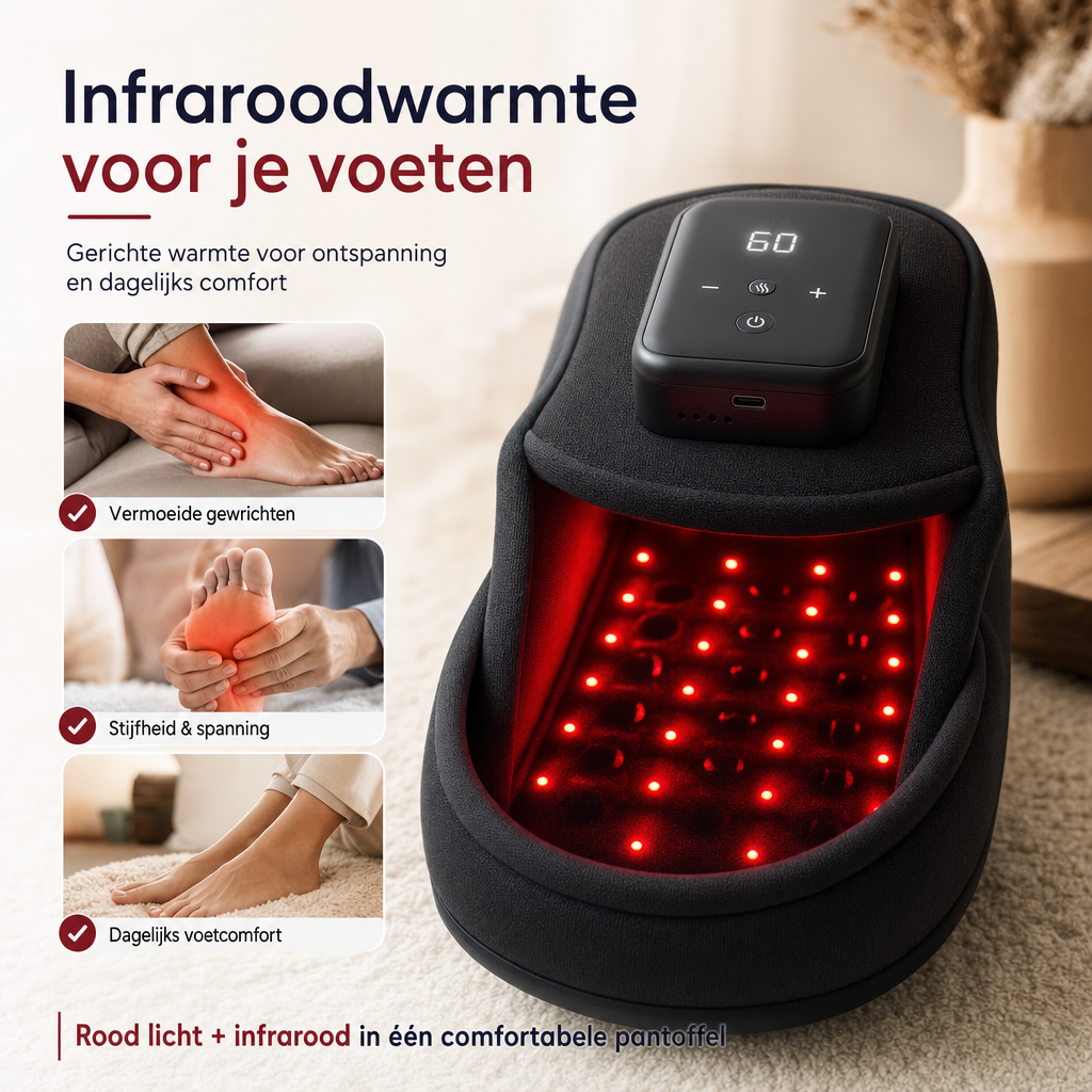 Infrarood Pantoffels - Diepgaande warmte voor de voeten