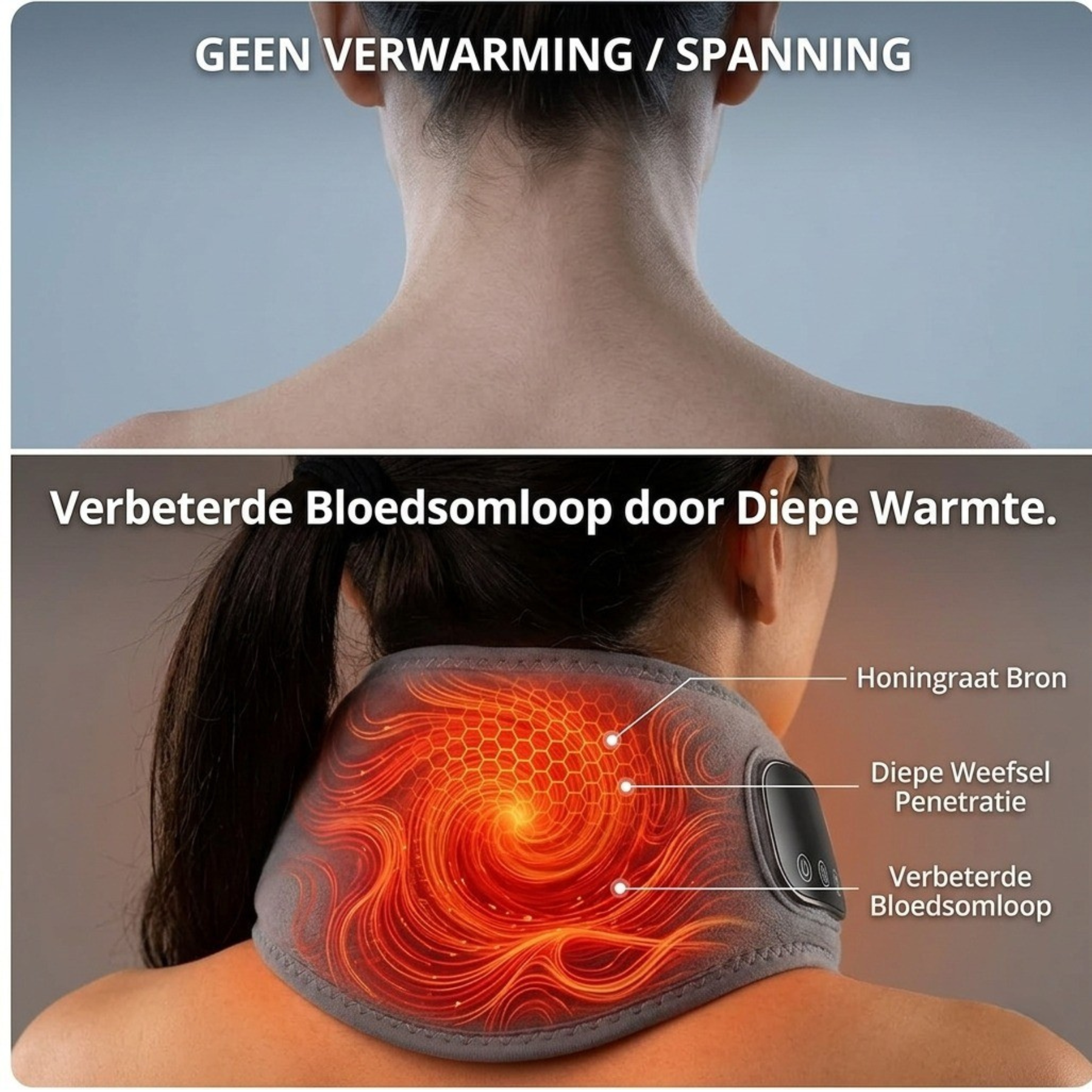 Nek Brace - Verwarming en Massage