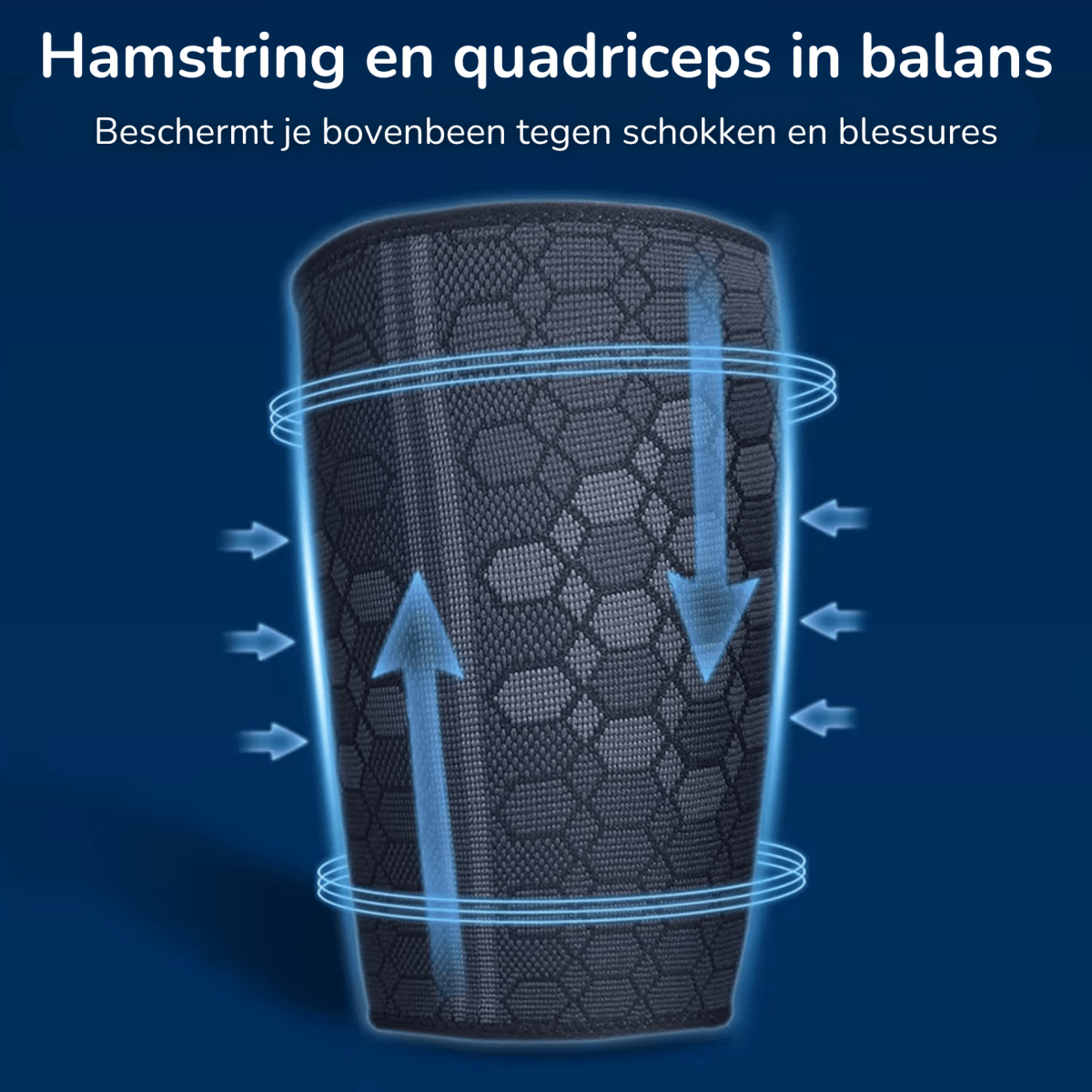 bovenbeen hamstring quatriceps brace sleeve band steun brace been bovenbeen band compressie sleeve been druk been spataderen spierpijn bovenbeen pijn
