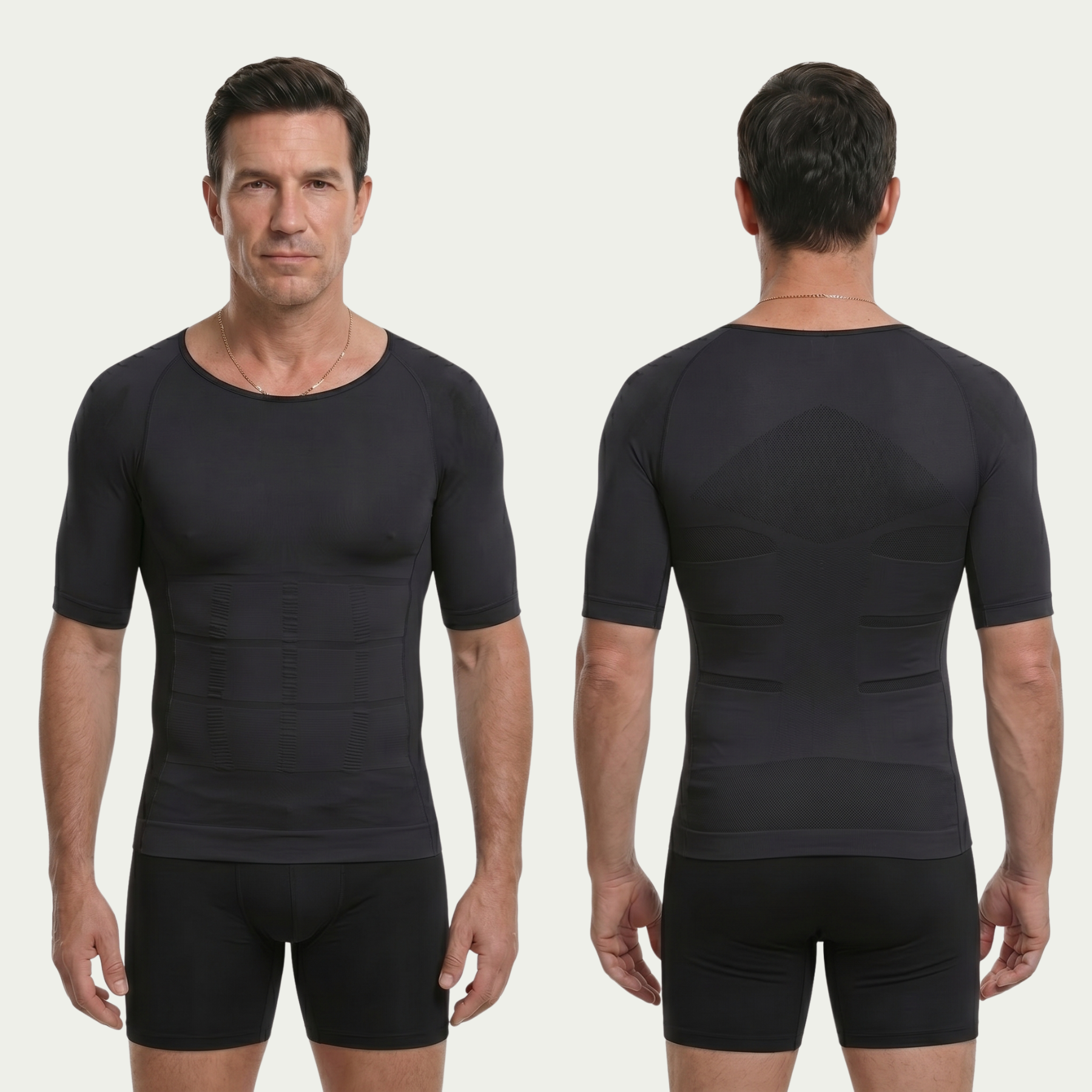 corrigend compressie shirt rechte rug postuur shirt , afslankend shirt
