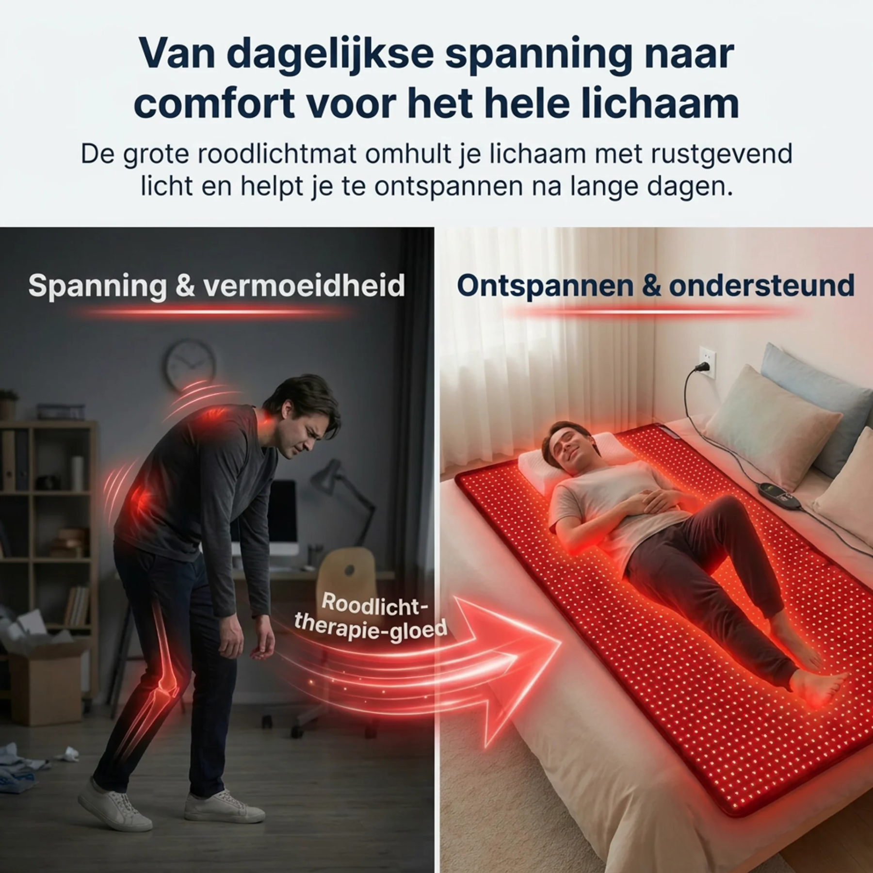 Professionelle Infrarot-Therapie-Matte - Wiederherstellung und Entspannung