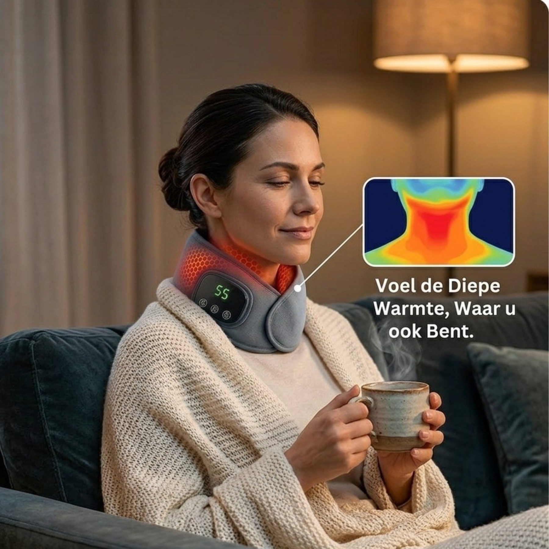 Nek Brace - Verwarming en Massage
