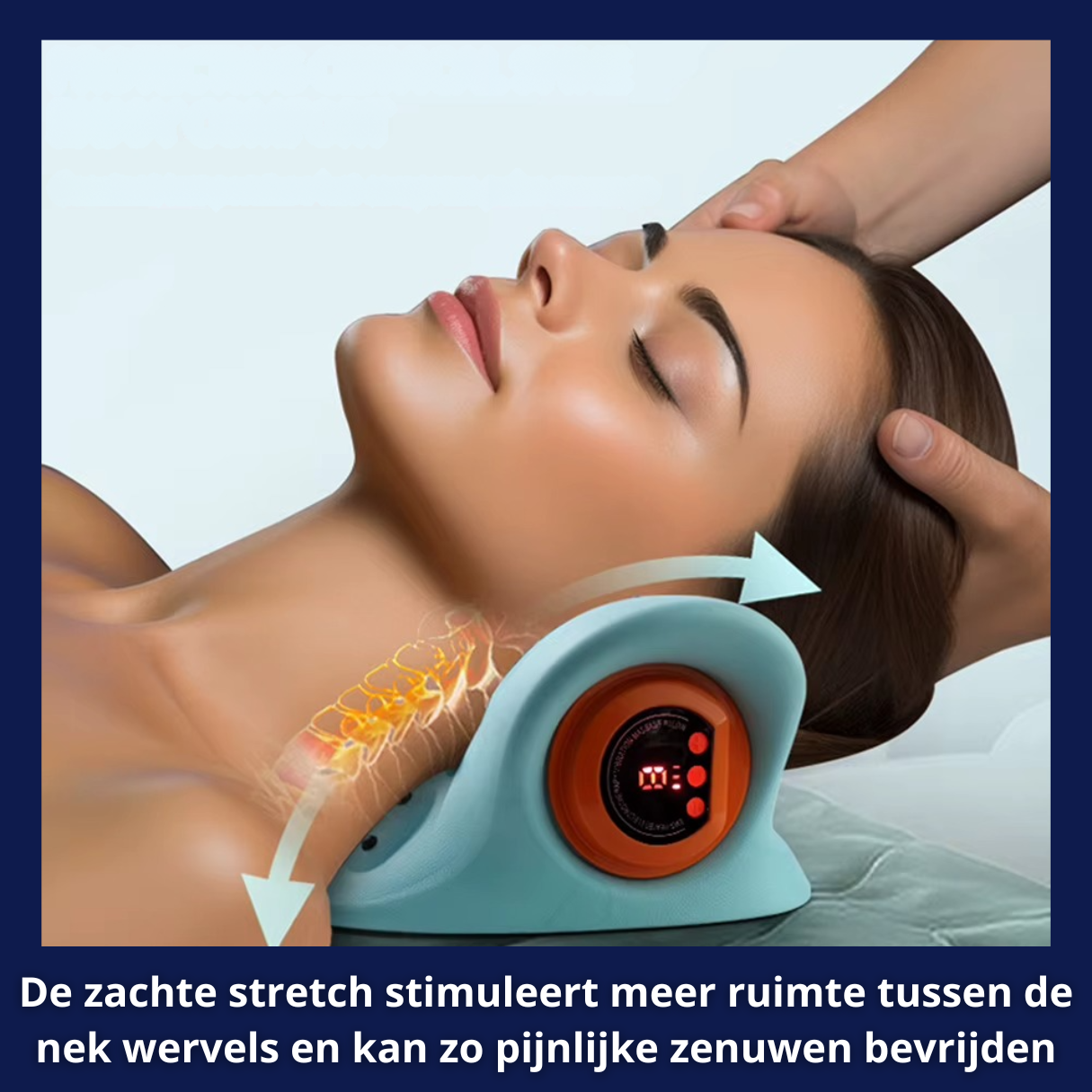 Nek Stretcher - 3 in 1- Warmte, Massage en Stretch