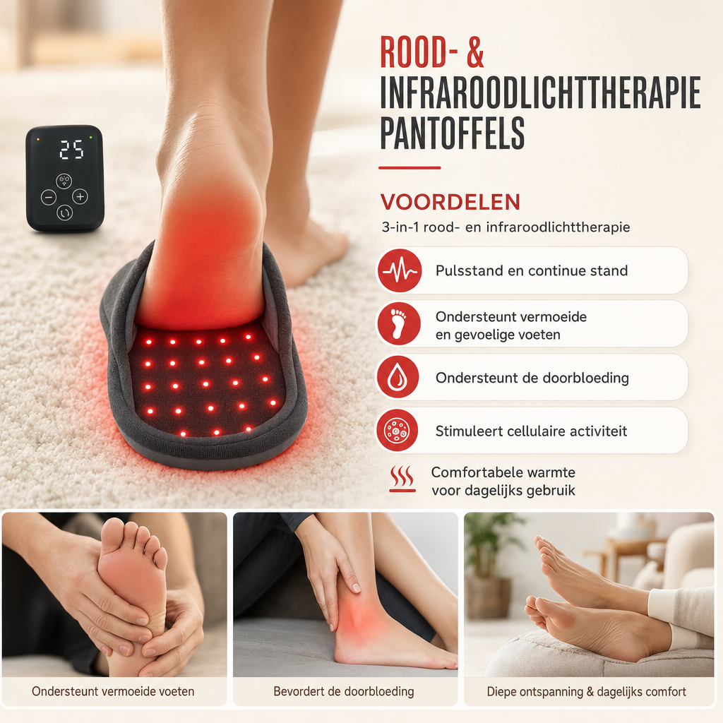 Infrarood Pantoffels - Diepgaande warmte voor de voeten