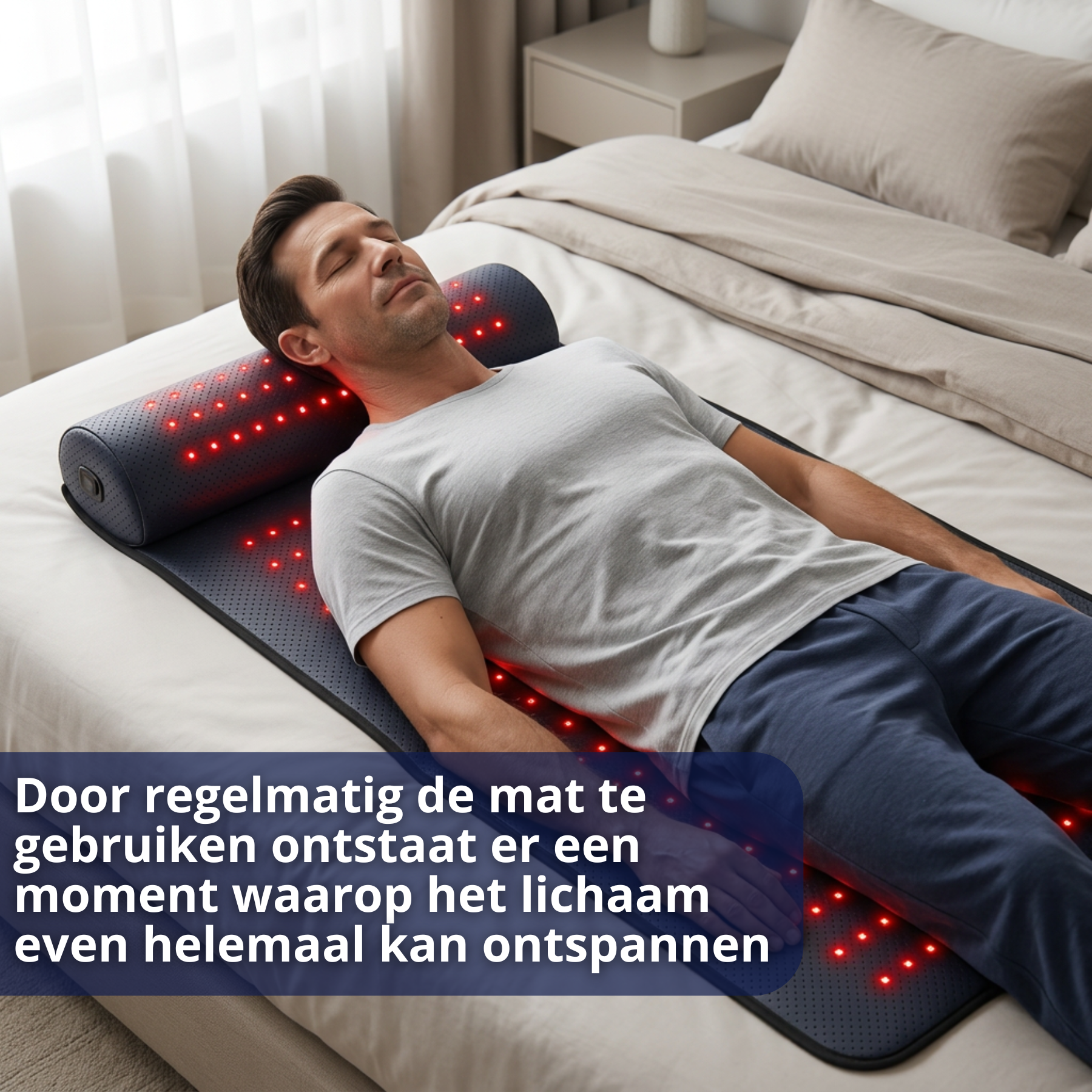 Diepe Infrarood Mat met Nek Steun
