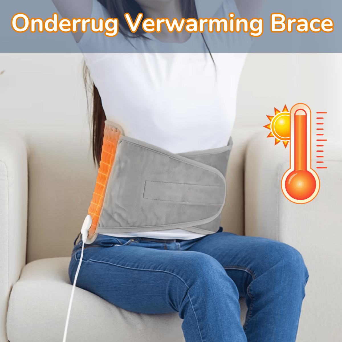 rechte rug brace warmte brace van rechte-rug.nl warmte brace voor rugpijn