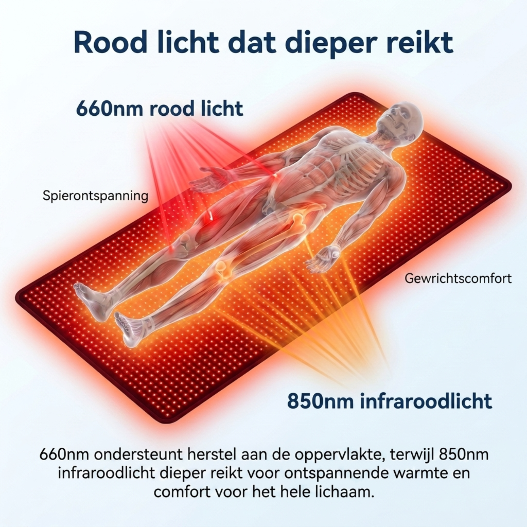 Professionelle Infrarot-Therapie-Matte - Wiederherstellung und Entspannung