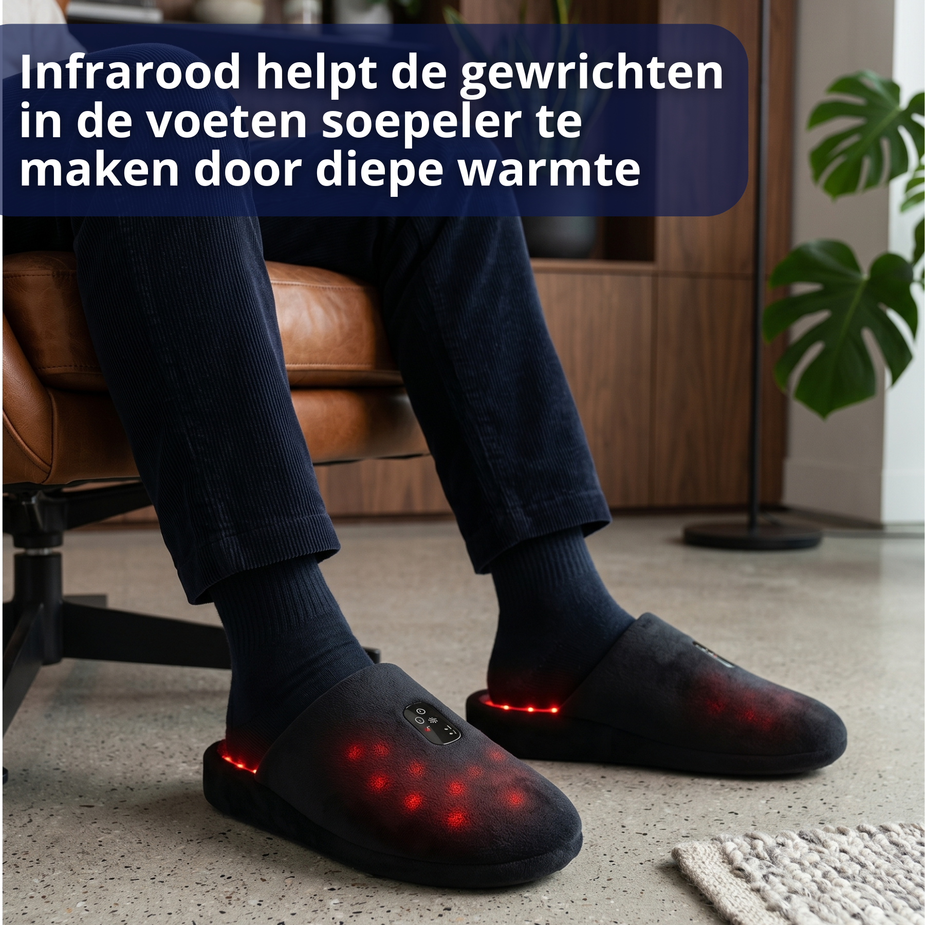 Infrarood Pantoffels - Diepgaande warmte voor de voeten