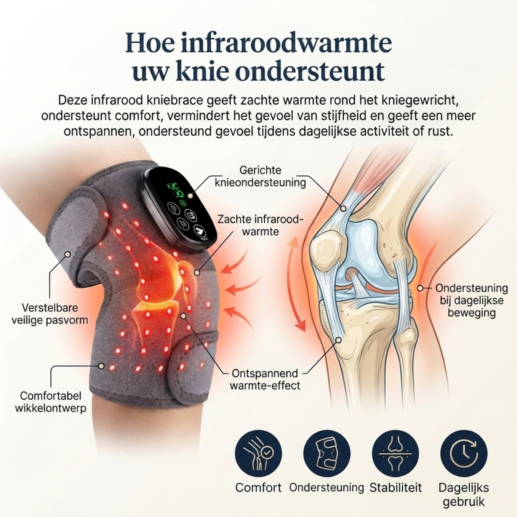 Infrarood Warmte Therapie - Knie