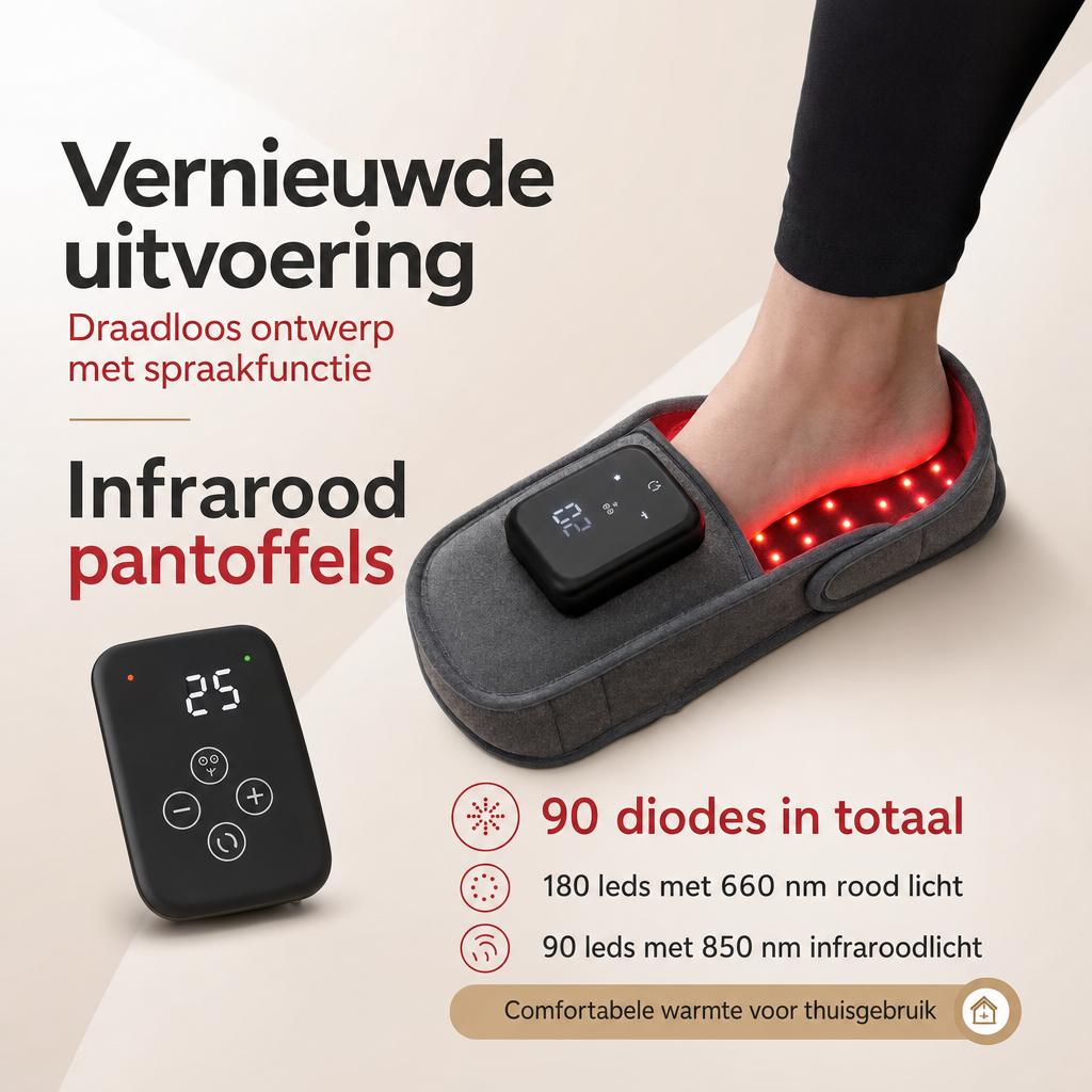 Infrarood Pantoffels - Diepgaande warmte voor de voeten