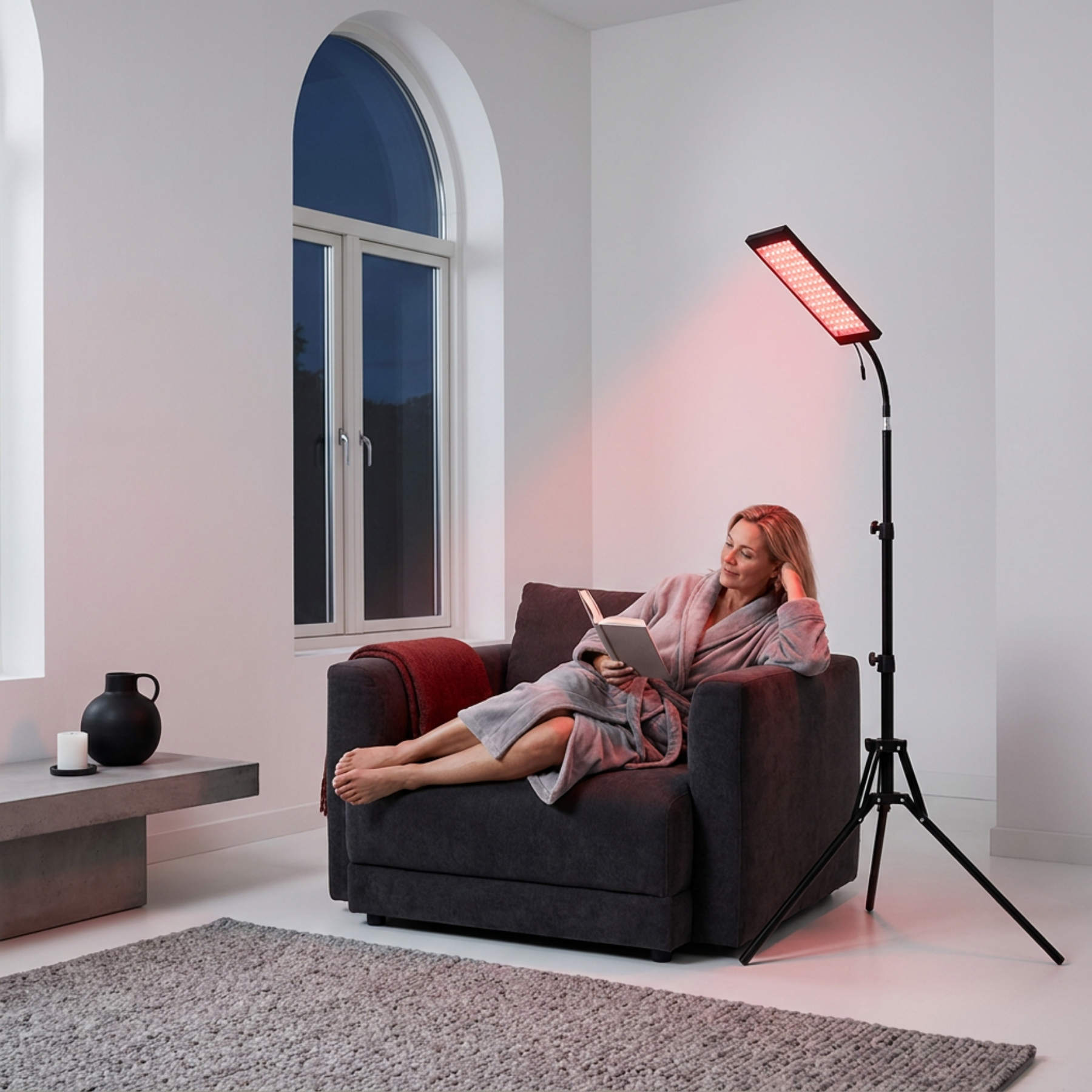 Infrarotlampe - 850 & 660 NM Rotlichttherapie - Mit Standard