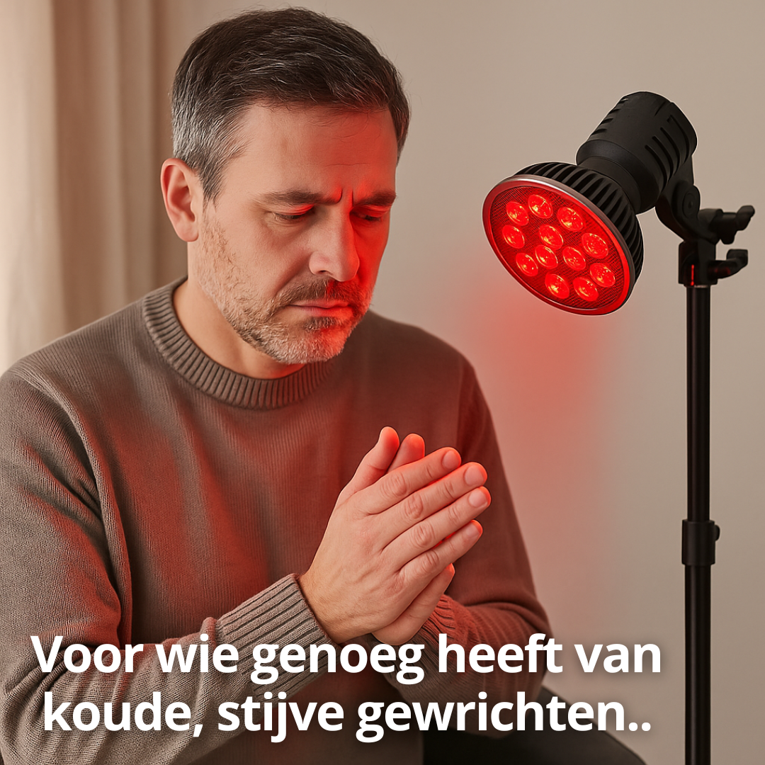 Infrarood Lamp - 850 & 660 NM Roodlicht Therapie - Met Standaard