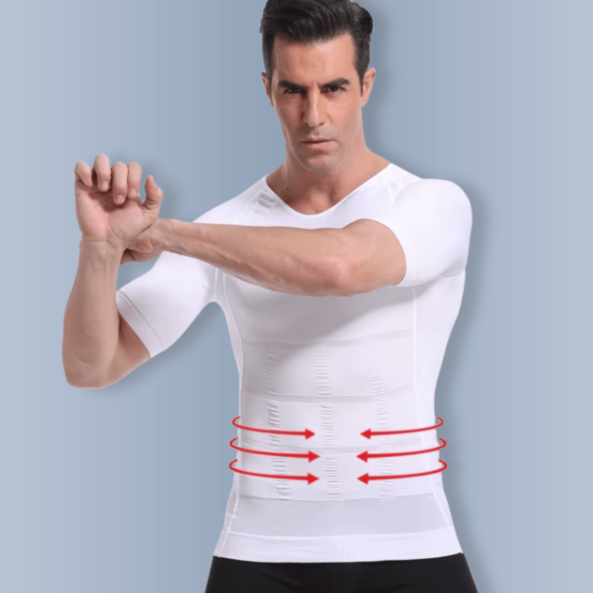 rechte-rug.nl brace postuur corrector postuur shirt voor een betere houding, goed postuur shapewear slanke buik shirt compressie t shirt kleding 