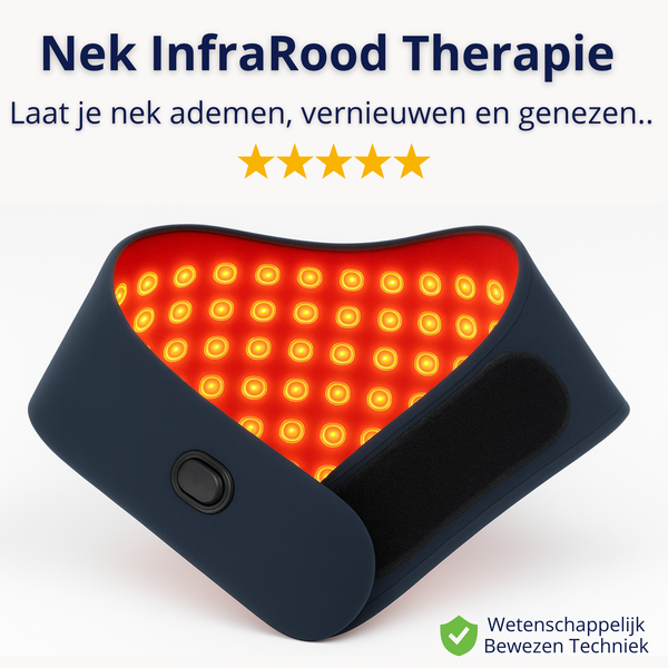 infrarood therapie voor de nek , nekpijn rechte-rug 