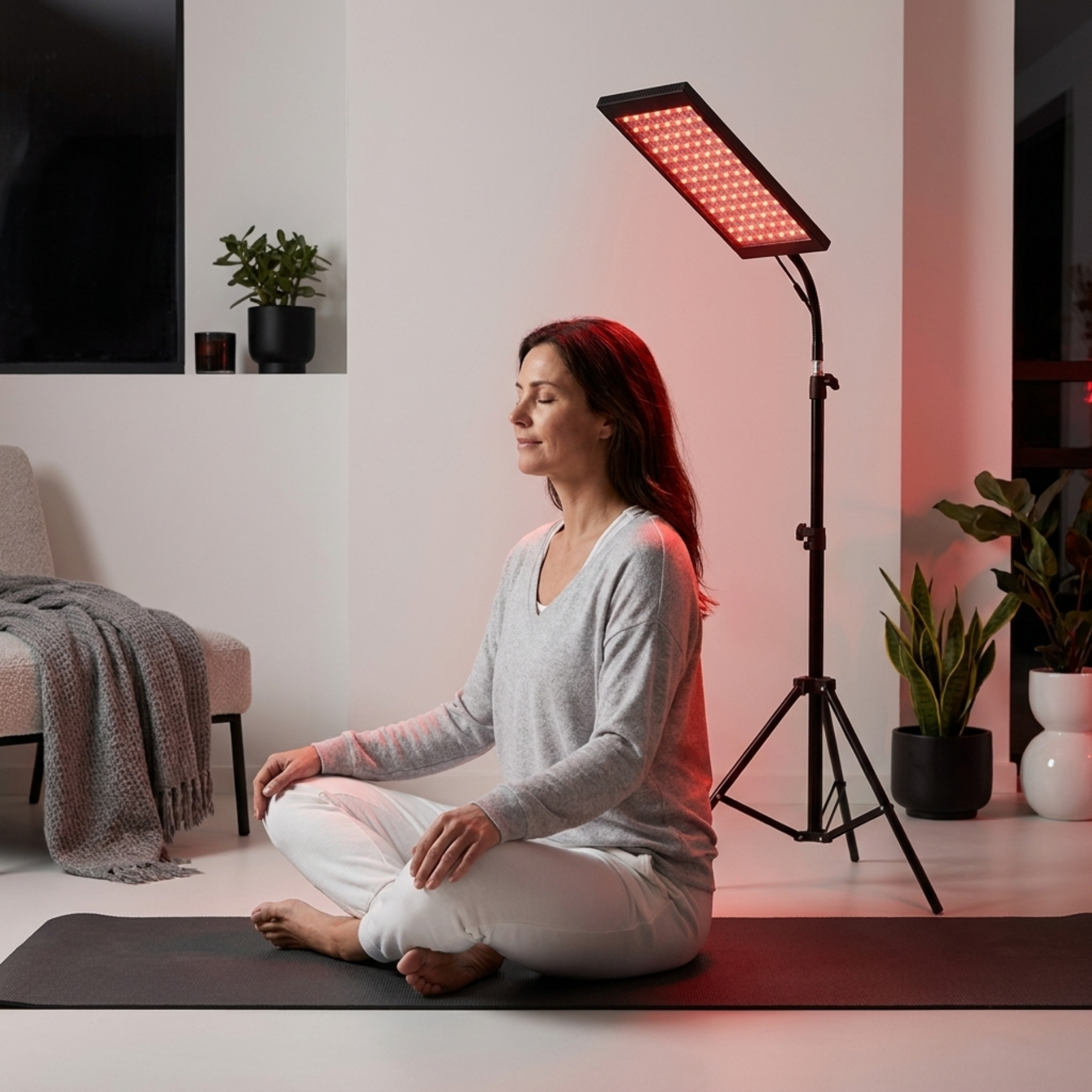 Infrarotlampe - 850 & 660 NM Rotlichttherapie - Mit Standard
