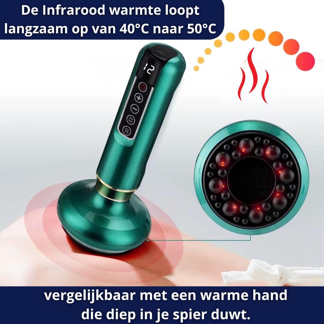 Draagbare Infrarood Cupping & Scraping Massager