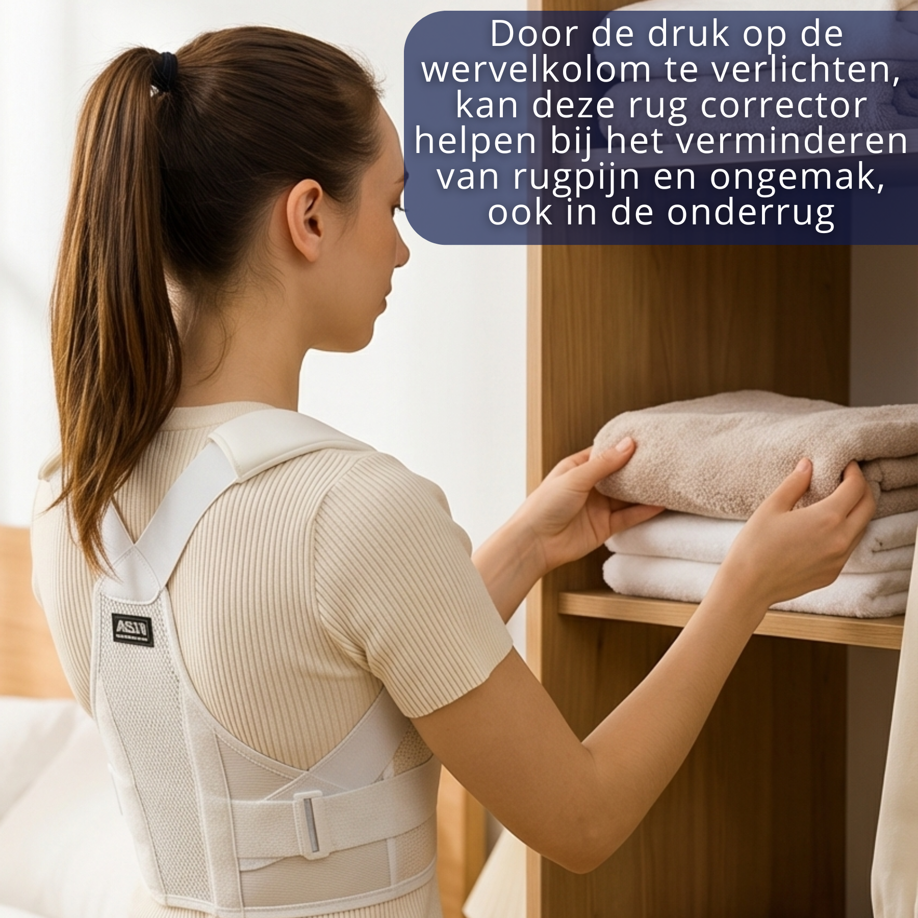postuur brace, postuur lock, rechte rug, houding, rug ondersteuning, schouder ondersteuning, houding corrector, rug brace, schouders naar achteren, rechte houding, rug steun, bovenrug, houding verbeteren, rechtop zitten, rechtop staan, houding hulp, rug correctie, schouder correctie, ergonomie, comfort, ondersteuning, dagelijkse houding, lichaamshouding, rug recht, houding brace, correctie brace, rug en schouders, houding steun, recht blijven, minder inzakken