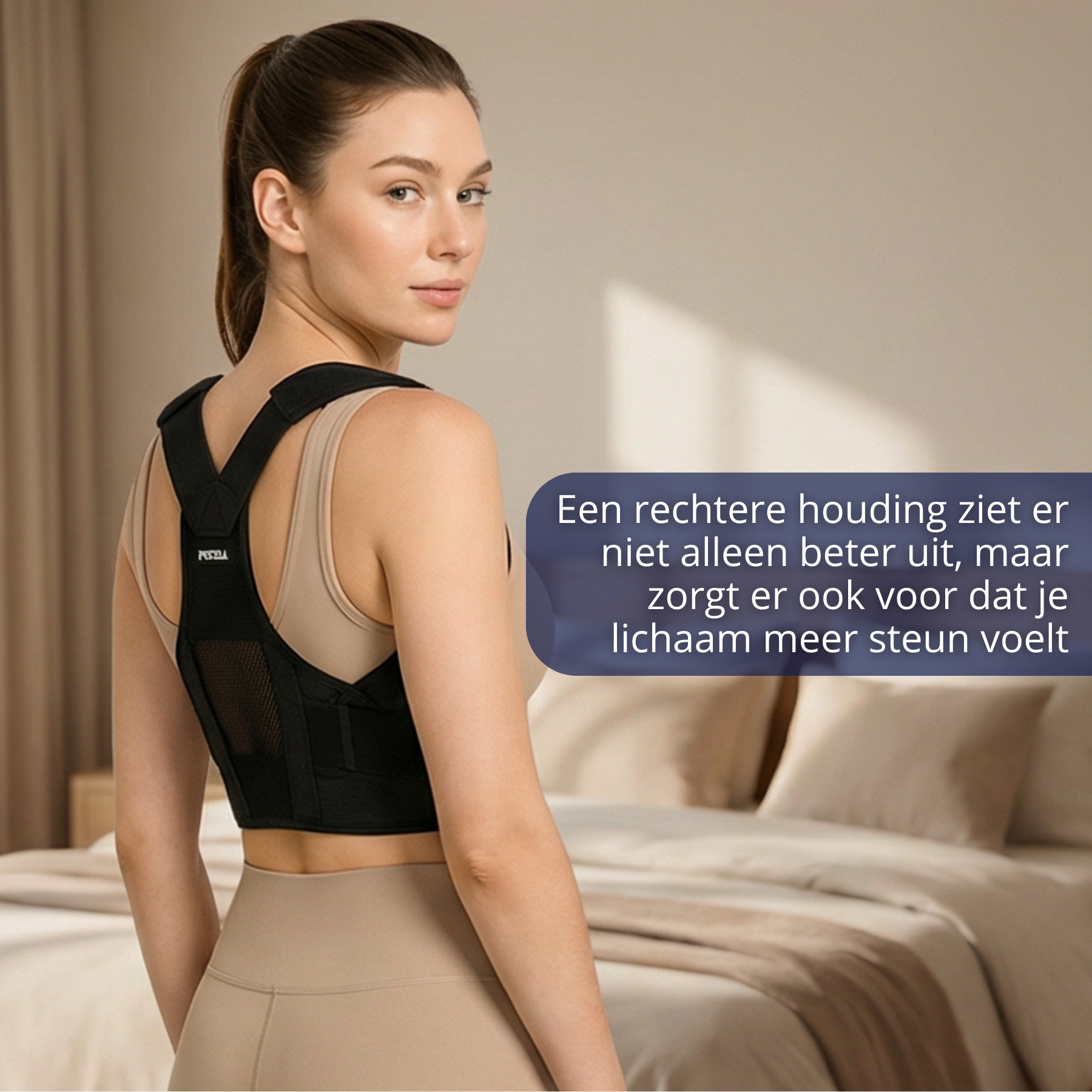 postuur brace, postuur lock, rechte rug, houding, rug ondersteuning, schouder ondersteuning, houding corrector, rug brace, schouders naar achteren, rechte houding, rug steun, bovenrug, houding verbeteren, rechtop zitten, rechtop staan, houding hulp, rug correctie, schouder correctie, ergonomie, comfort, ondersteuning, dagelijkse houding, lichaamshouding, rug recht, houding brace, correctie brace, rug en schouders, houding steun, recht blijven, minder inzakken