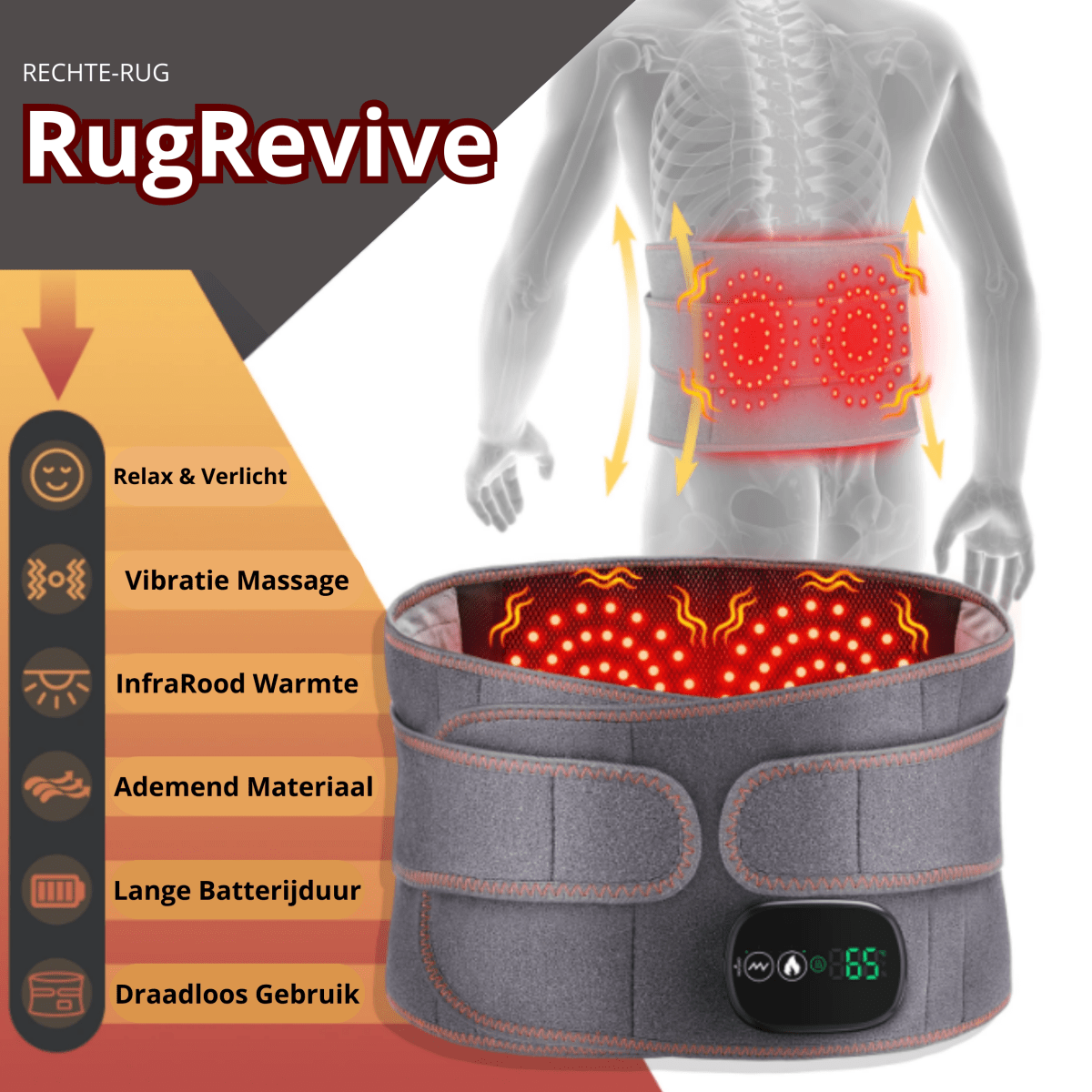RugRevive Warmte InfraRood Brace