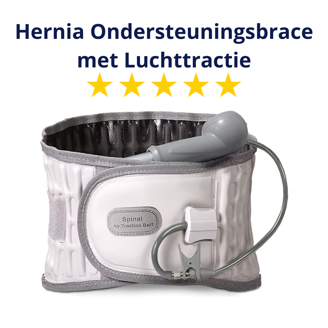 Hernia Ondersteuningsbrace met Luchttractie – Extra steun en ruimte voor je onderrug