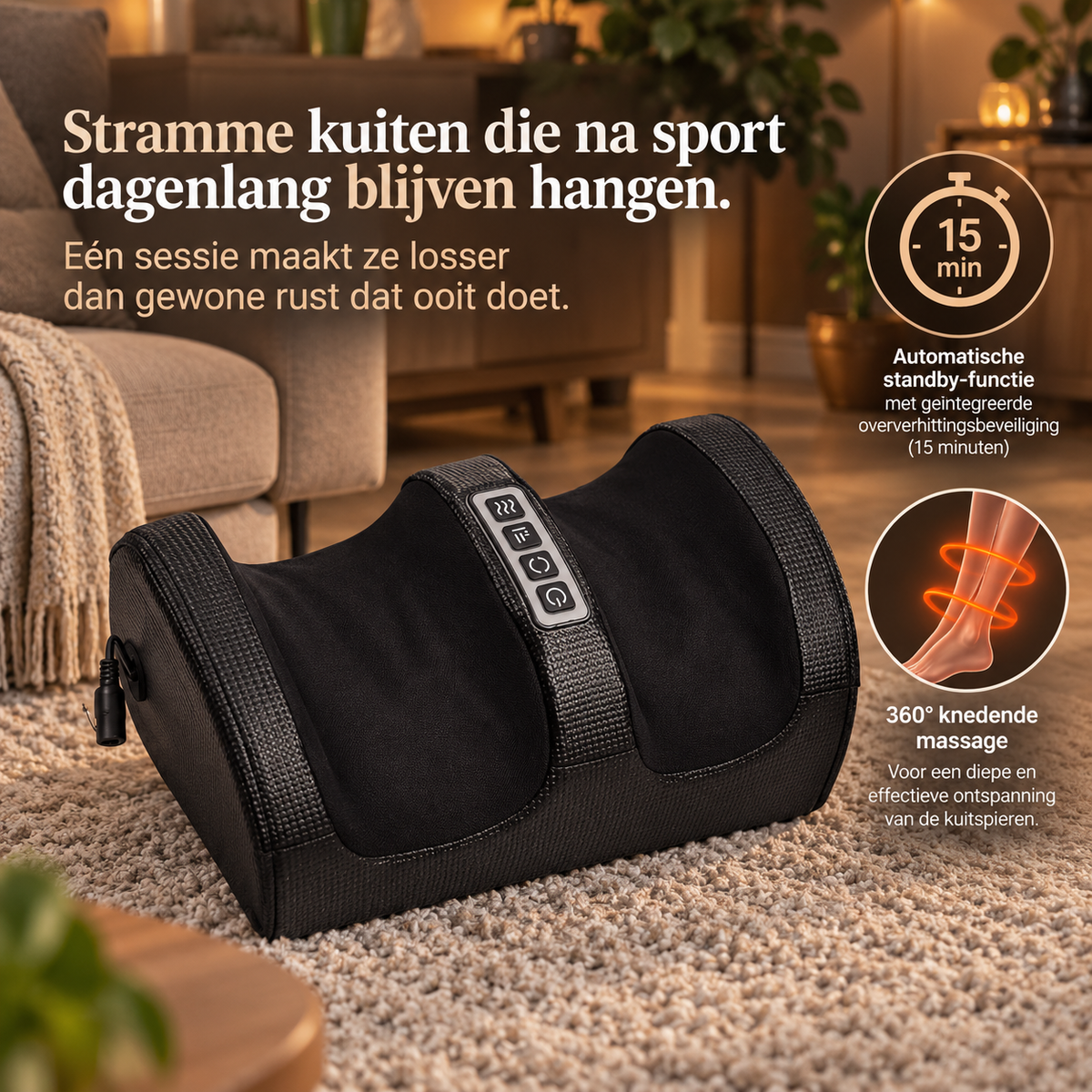 Simulatie Voet & Kuit Massage - Met Verwarming