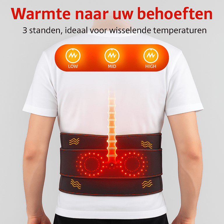 infrarood bij versleten rugwervels gebruiken infrarood warmte brace voor onderrug rechte rug betrouwbaar rugbrace rugband warmte verwarmend massage brace