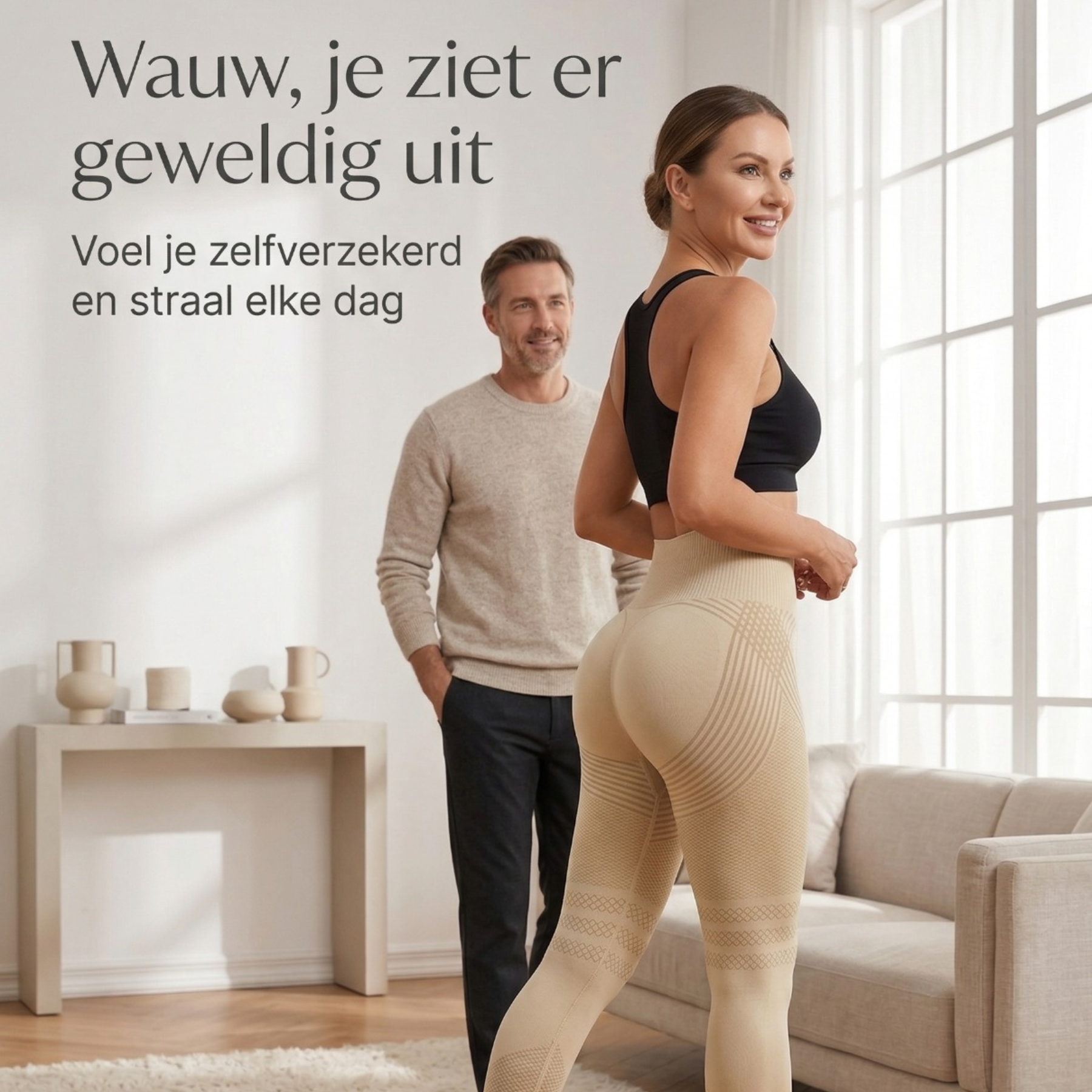 rechte rug compressie broek slanke benen voor vrouwen slankend effect