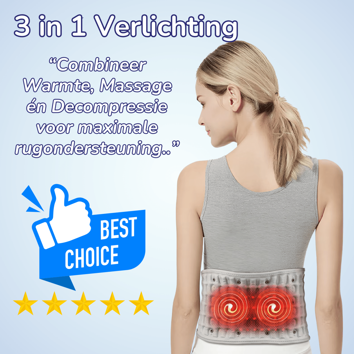 onderrug decompressie brace therapie rug strekken tegen rugpijn hernia ischias spit onderrug pijn rugpijn rugband rugbrace rechte-rug.nl rechte rug brace
