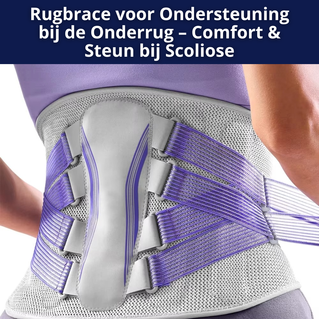 Rugbrace voor Ondersteuning bij de Onderrug – Comfort & Steun bij Scoliose