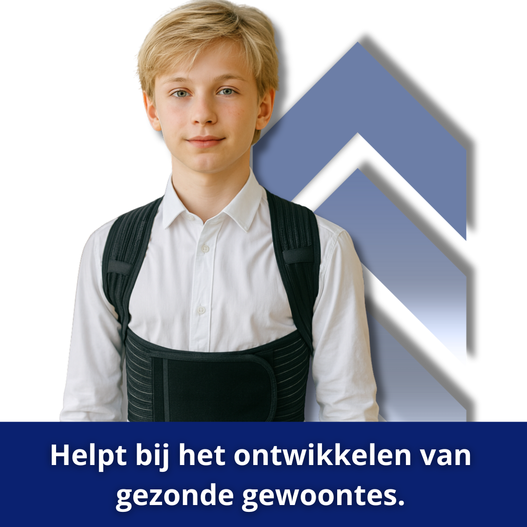 Houding Hulp voor Kinderen - Gezonde Rugontwikkeling - Postuur Brace op Maat 