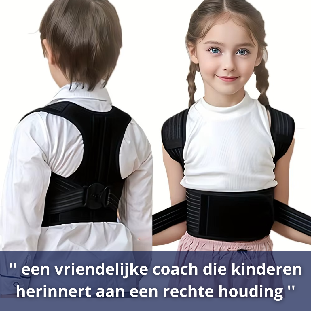Houding Hulp voor Kinderen - Gezonde Rugontwikkeling - Postuur Brace op Maat 