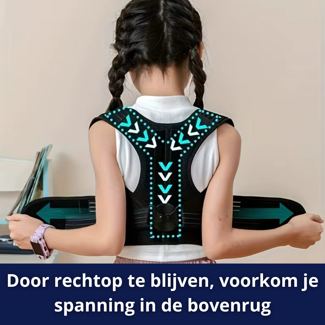 Houding Hulp voor Kinderen - Gezonde Rugontwikkeling - Postuur Brace op Maat 