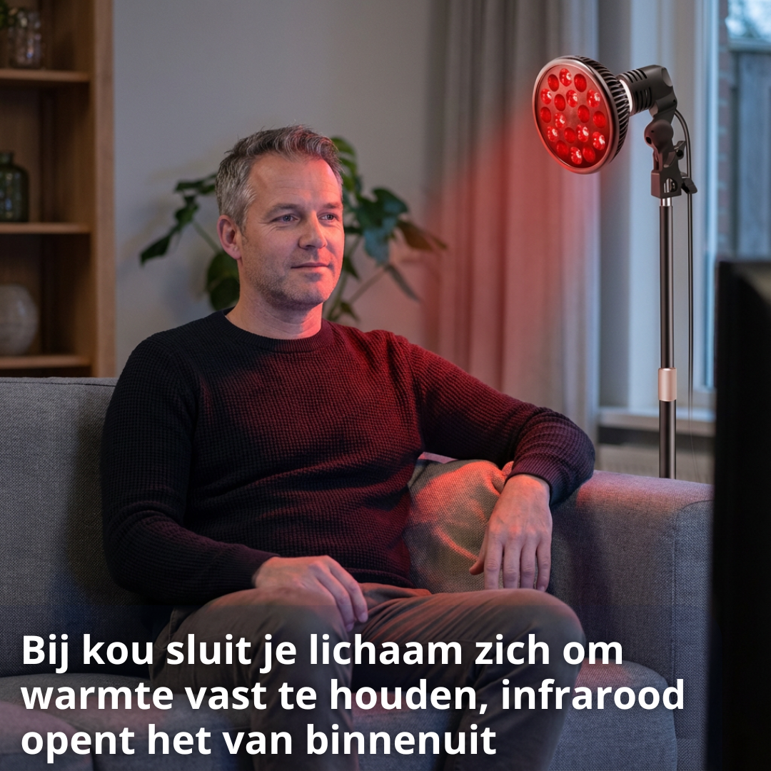 Infrarotlampe - 850 & 660 NM Rotlichttherapie - Mit Standard