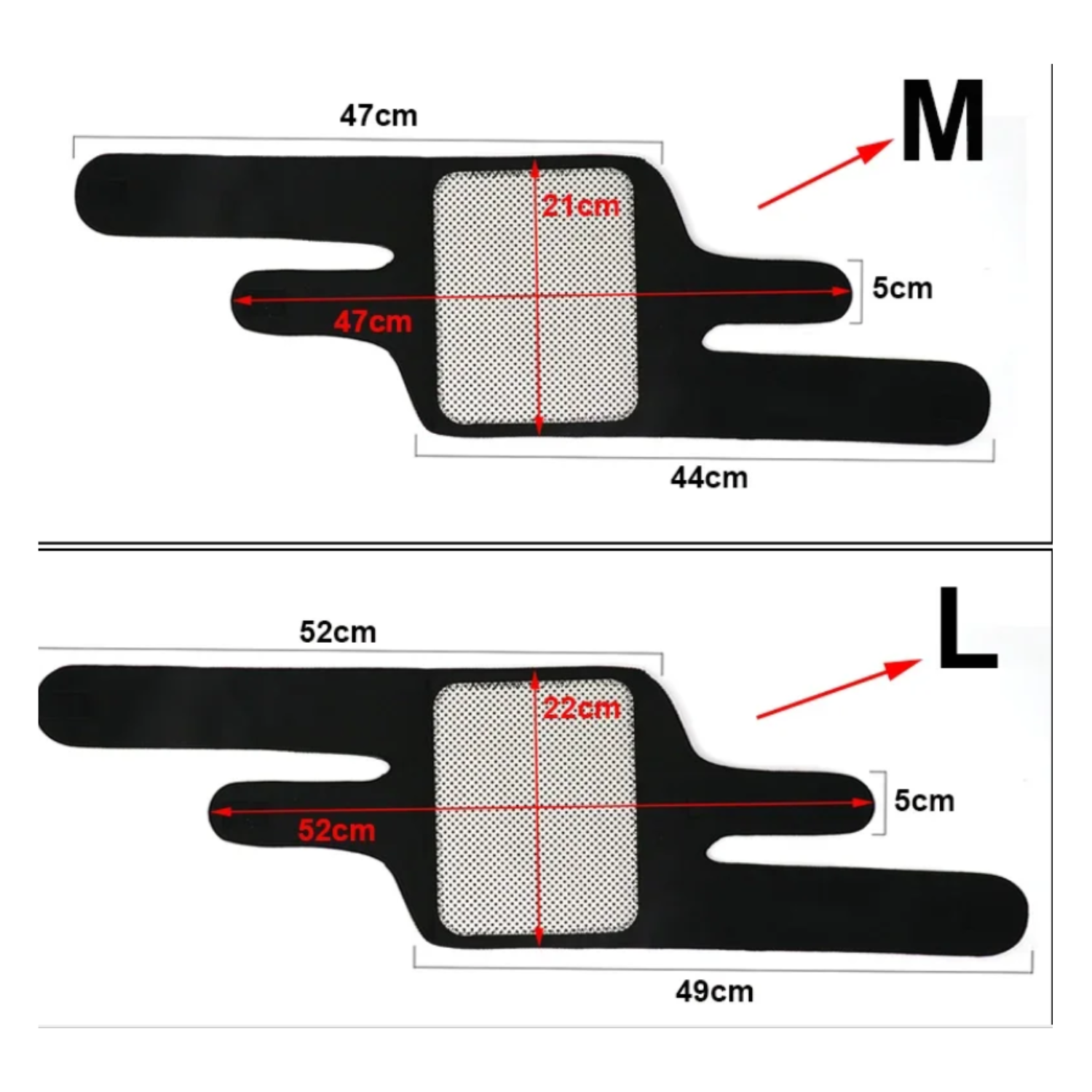 MagneticSupport - Knie - 1 Paar