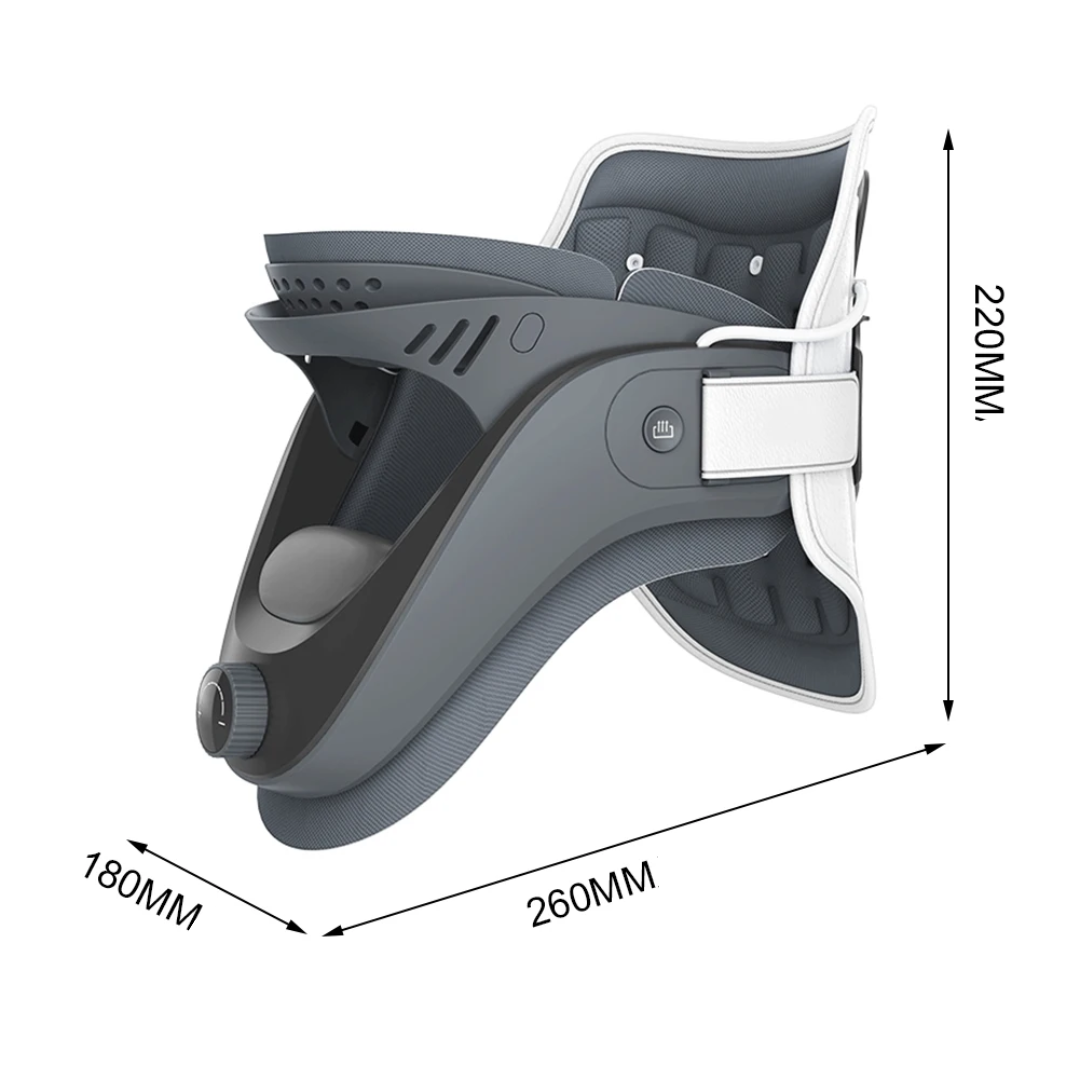 verlicht je nekpijn met een decompressie brace Rugbrace decompressie tegen nekpijn, nek klachten oplossen, nekbrace voor nekpijn