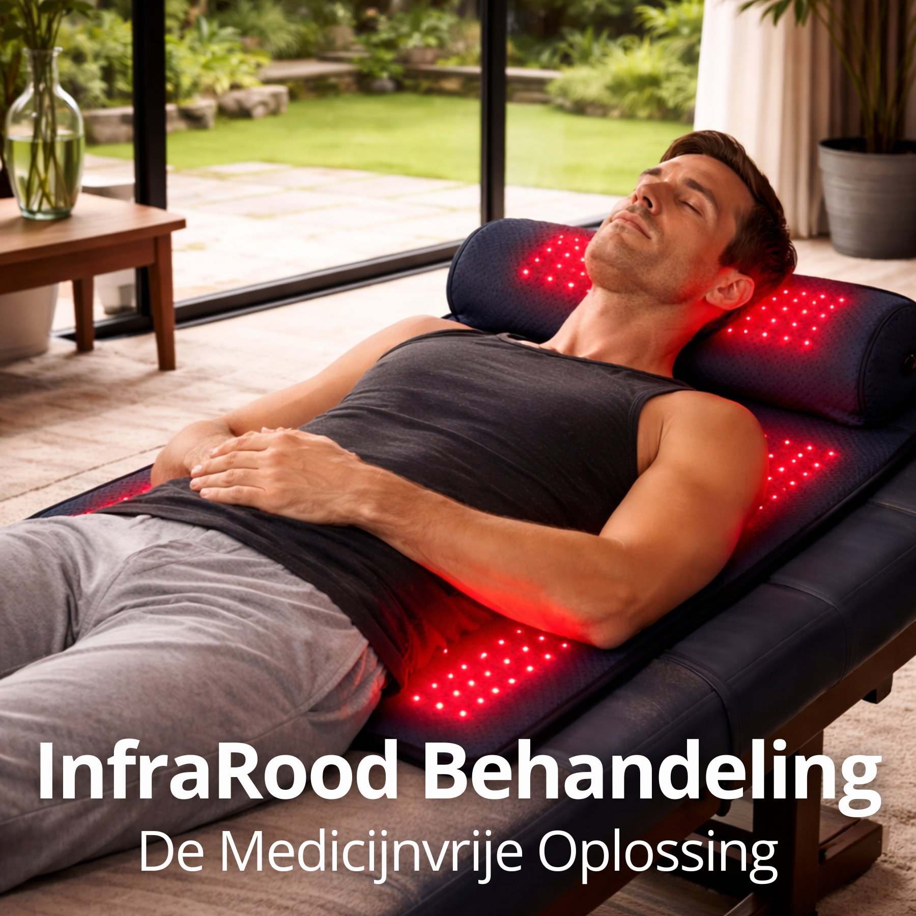 Diepe Infrarood Mat met Nek Steun