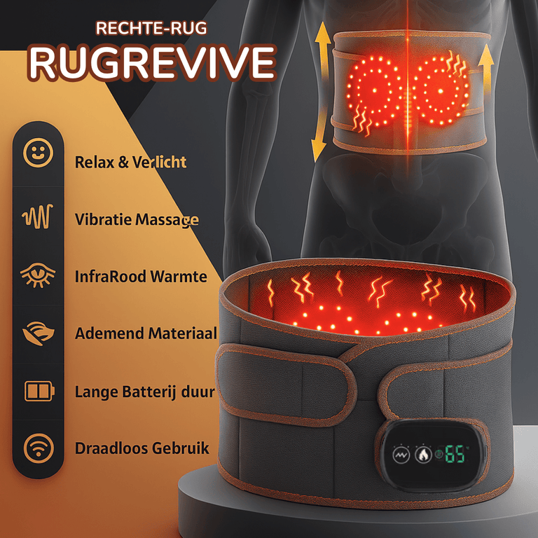 RugRevive - Infra Rood Warmte - Onderrug