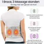 Decompressie Brace Massage en Verwarming voor verlichting van rugpijn