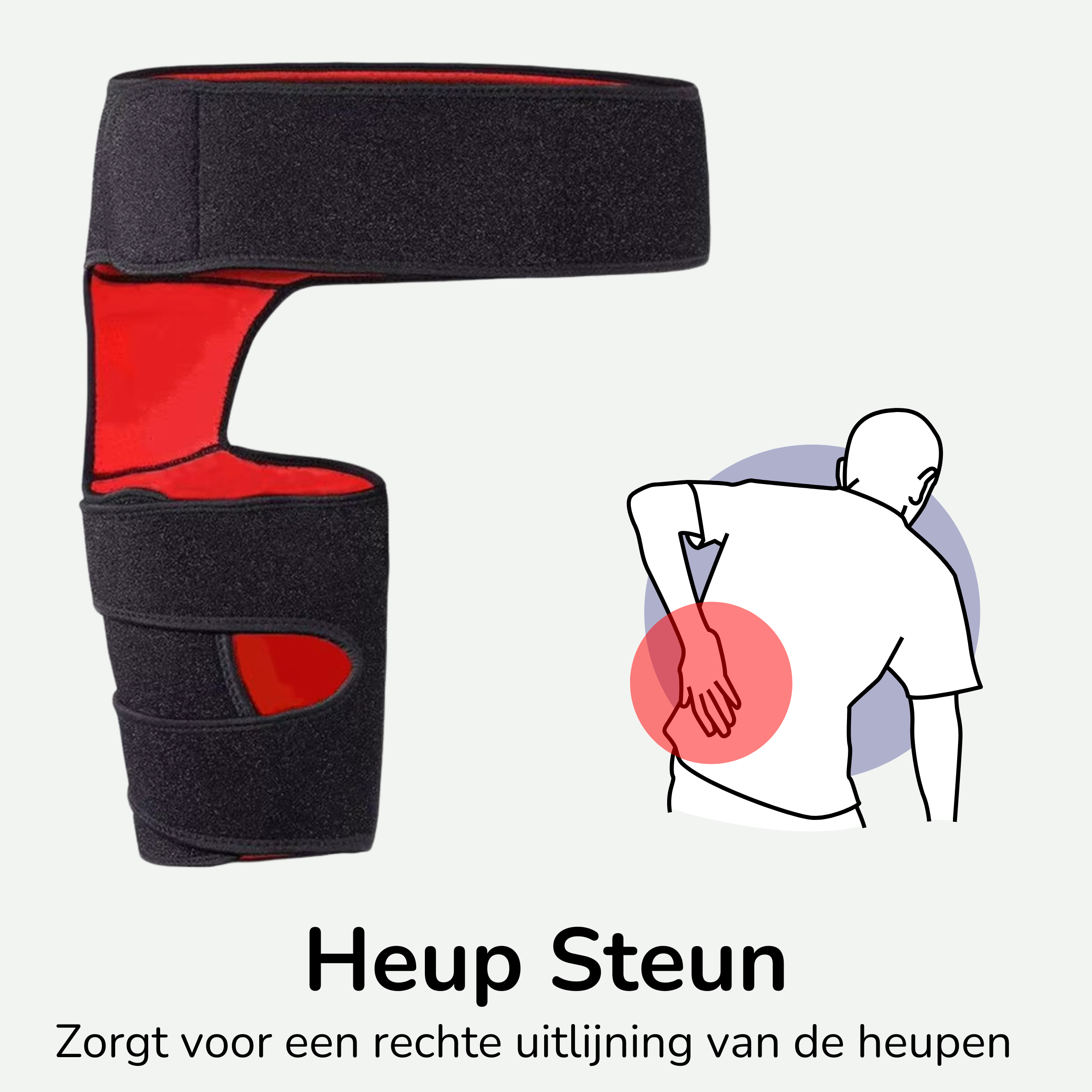 Heup Brace - Ontlast en Ondersteunt de Heup