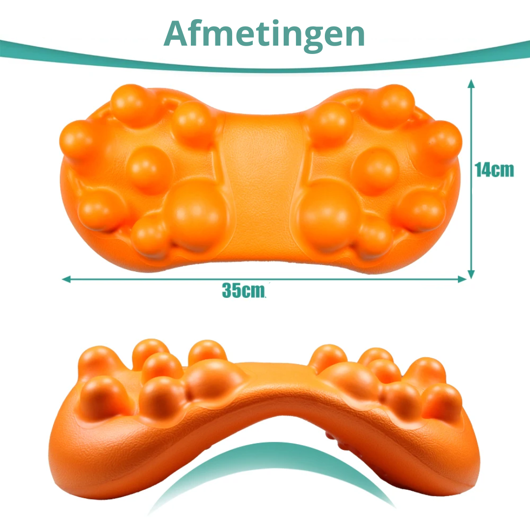 Rug acupunctuur van uit huis, vastzittende spieren losmaken rug bovenrug schouders nek billen hamstrings. massage apparaat voor de rug en schouders schouderbladen, ontspanning voor de rug, vastzittende spieren losmaken met pijnpuntfocus