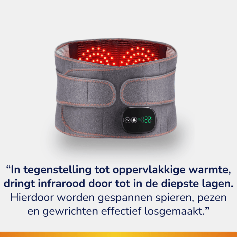 infrarood bij versleten rugwervels toepassen warmte therapie artrose reuma artritis