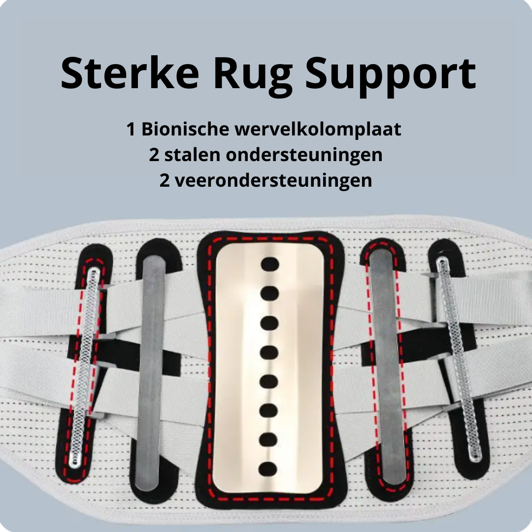 rugbrace kopen beste ondersteuning stevige rugbrace rugbrace met veren brace met extra ondersteuning voor onderrug hernia stenose ingezakte wervels rugsupport rug ondersteuning zere rug tijdens werken