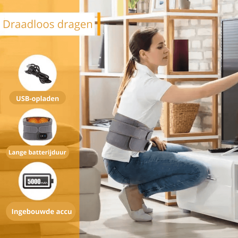 warmte tegen rugpijn en hernia warmtetherapie, warmtebraceOntdek de RugRevive Rechte-Rug Infrarood Brace tegen rugpijn, hernia, en andere rugklachten - Voor verlichting van rugpijn, rughernia, verbeterde bloedcirculatie en vermindering van ontstekingen met de innovatieve infrarood brace.